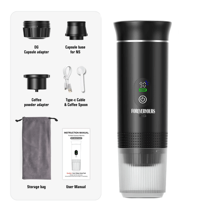  3-in-1 Portable Coffee Maker Forever Yours