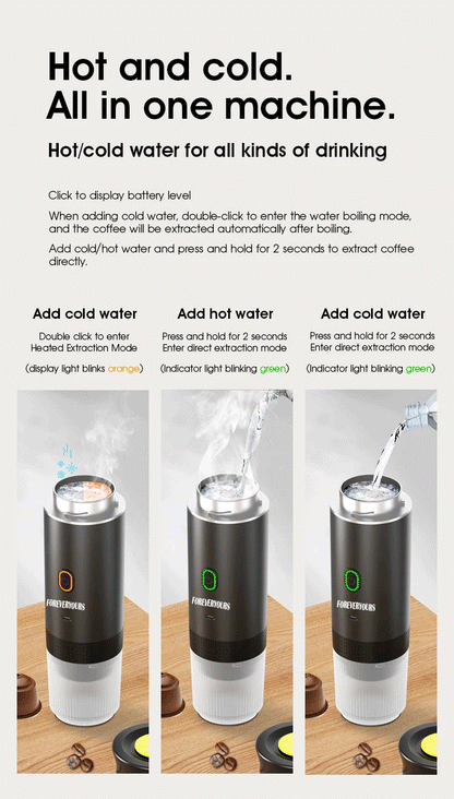  3-in-1 Portable Coffee Maker Forever Yours