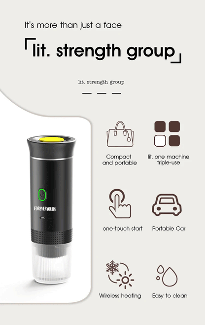  3-in-1 Portable Coffee Maker Forever Yours